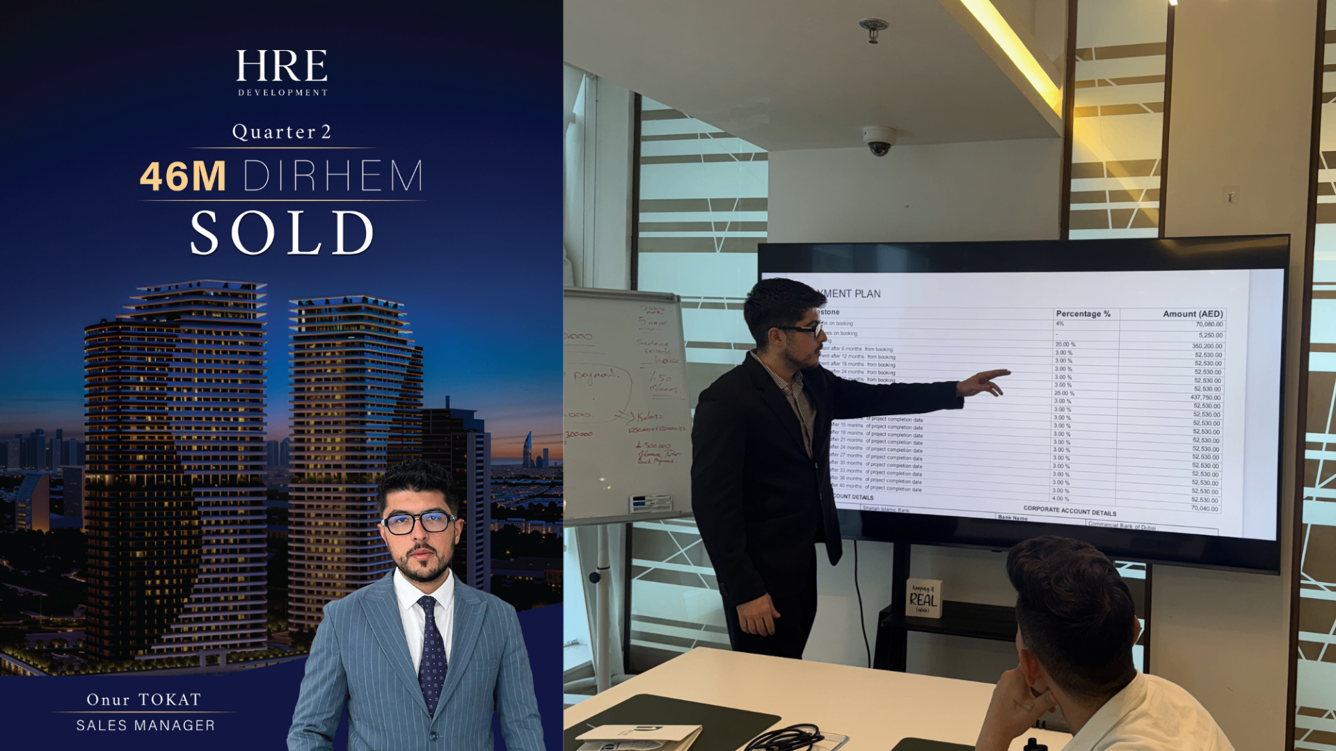 Dubai'de İnşaat Şirketinde 46M AED'lik Satış